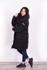Picture of PLUS SIZE LONG QUILTED HOODED SPORTY JACKET